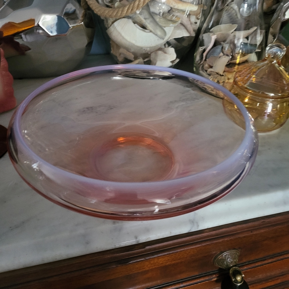 Fostoria seascape dish
